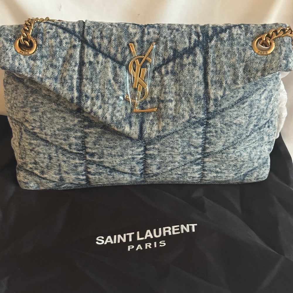 New Denim Flap Bag - Picture 2 of 9